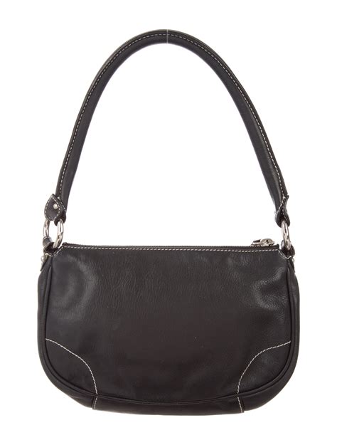 christian dior shoulder bag black|vintage Christian Dior shoulder bag.